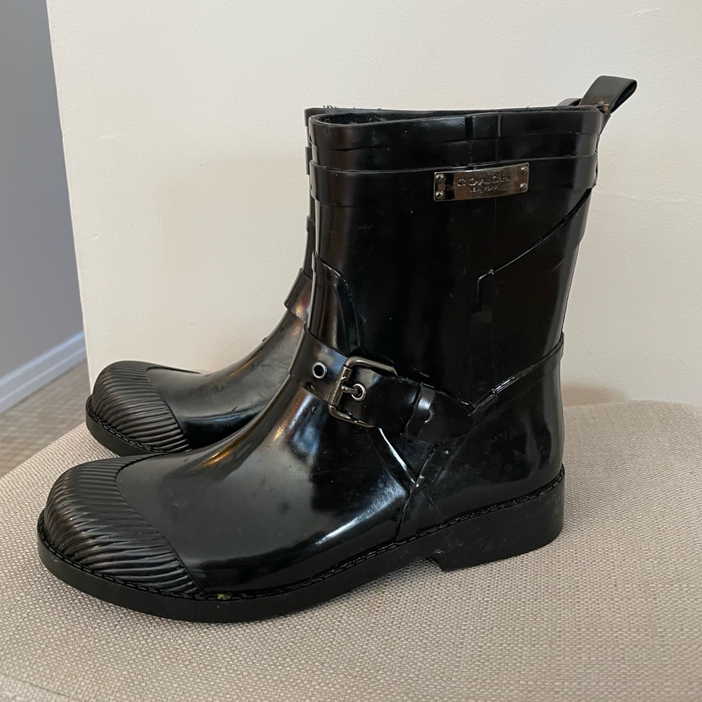 Coach Rain boots. Worn only a couple of times